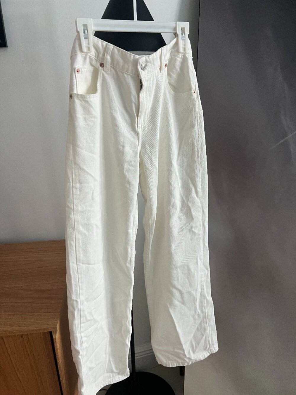 Zara White Jeans